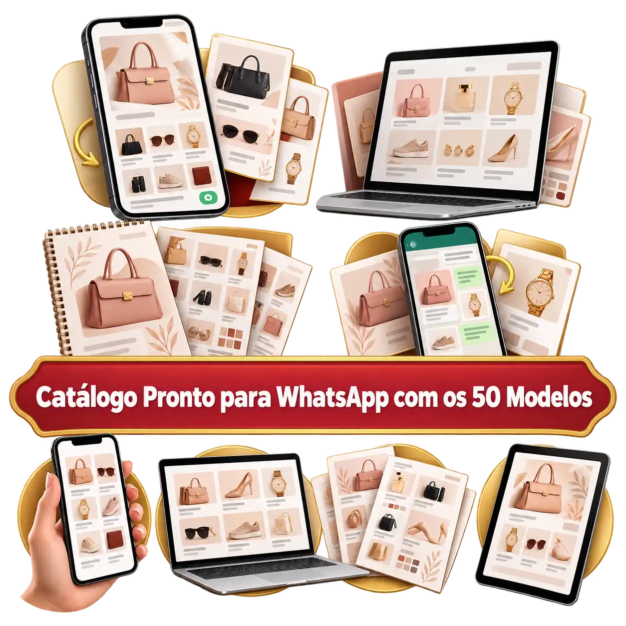 Bônus 1 — Catálogo Pronto para WhatsApp com os 50 Modelos