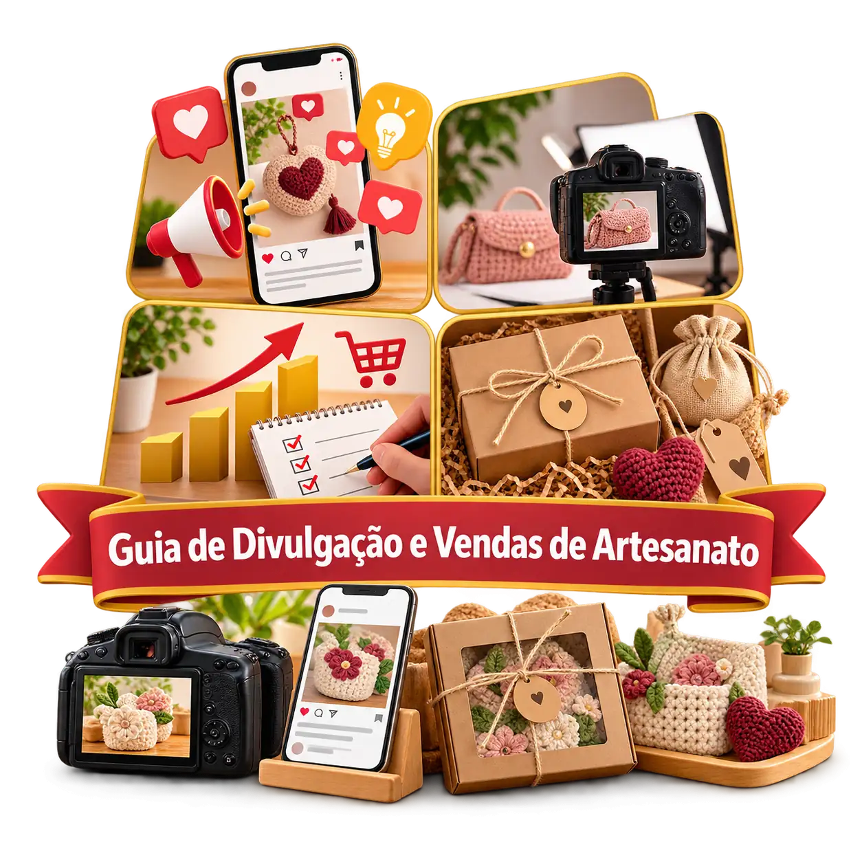Bônus 3 — Guia de Divulgação e Vendas de Artesanato